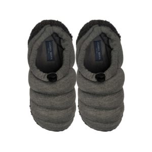 PANTUFAS ACOLCHOADAS CINZA
