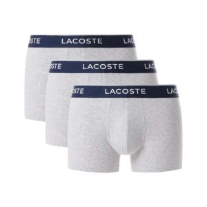 PACK 3 BOXERS LACOSTE CINZA VIGORE