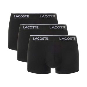 PACK 3 BOXERS LACOSTE PRETO